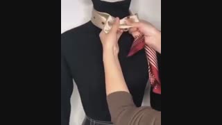 نحوه بستن دستمال گردن 3