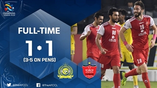 خلاصه بازی پرسپولیس 1 (5) - النصر عربستان 1 (3) از مرحله نیمه نهایی لیگ قهرمانان آسیا