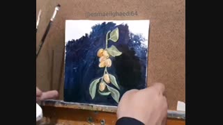 آموزش رنگ و روغن بک گراند کار