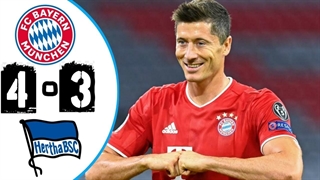 خلاصه بازی بایرن مونیخ 4 - هرتابرلین 3 از هفته سوم بوندسلیگا آلمان