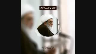 خطر توجیه گناه(آیت الله العظمی مظاهری)