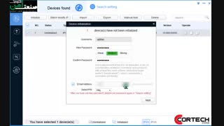 نحوه راه اندازی اولیه دوربین مداربسته تحت شبکه IP کورتک با نرم افزار CONFIGTOOL