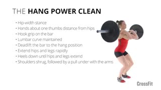 حرکت هنگ پاور کلین  The Hang Power Clean