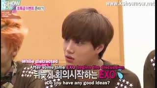 کات حضور تمین و 12 عضو اکسو همراه گروه Apink در برنامه We Got Married با زیرنویس انگلیسی چسبیده