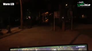 نمونه تصویر دوربین مداربسته WARMLED در شب تاریک