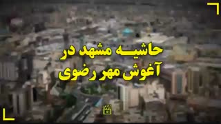 حاشیه مشهد در آغوش مهر رضوی