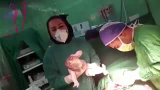 فیلم واقعی سزارین اورژانسی!