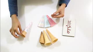 کاغذ کاور قیف بستنی