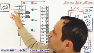 آموزش سیم کشی ماژول درب بازکن کارتی و ریموتی هوشمند (خانه هوشمند)