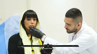حجم دهی چانه و تزریق ژل لب بسیار زیبا