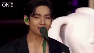 اجرای inner child از teahyung در کنسرت امروز map of the soul:ONE