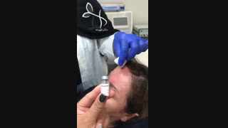 فیلم تزریق بوتاکس دیسپورت جراحی زیبایی پلک