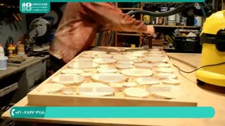 ساخت میز رزینی ( ناهارخوری ) با استفاده از تنه درخت