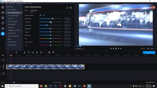 تصحیح رنگ و حذف نویز صدا در برنامه movavi (قسمت سوم)