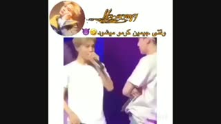 وقتی جیمین کرمو میشود...........کپشن