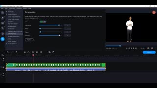 آموزش کروماکی یا پرده سبز در movavi video (قسمت چهارم)