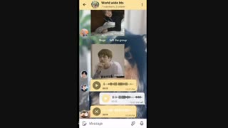 دوبله طنز چت اعضای BTS باهمدیگه