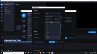خروجی فیلم با کیفیت بالا  و حجم پایین در برنامه movavi video (قسمت ششم)