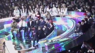 (تبلیغاتی)Wanna one ...bts and... reaction to commercial Blackpink