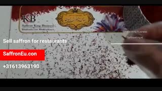 Sell saffron for restaurants