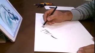 آموزش سیاه قلم (طرح اسب) قسمت اول