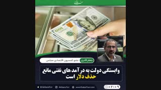 ♦️وابستگی دولت به درامد های نفتی مانع حذف دلار است .