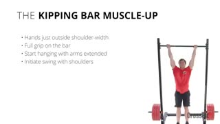 حرکت کیپینگ بار ماسل آپ The Kipping Bar Muscle Up