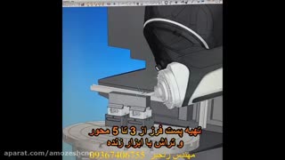 تهیه پست انواع دستگاه های چهار و پنج محور پاورمیل کتیا و nx
