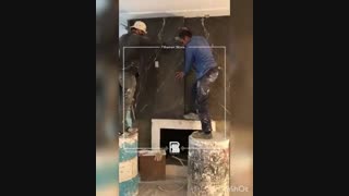 شومینه سنگی ( گروه رامان استون )