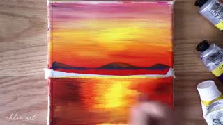 آموزش آسان نقاشی اکریلیک برای مبتدیان