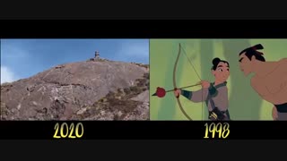 مقایسه مولان 1998 با مولان 2020