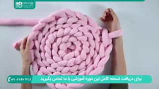 تریکو بافی سبد بزرگ مناسب نگهداری از حیوانات