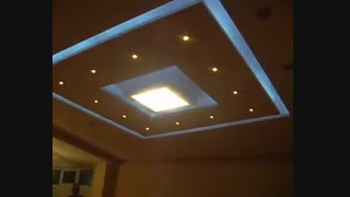 اجرای کناف همراه با نورپردازی