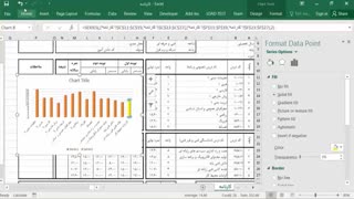 فیلم 9- پودمان اول - آشنایی با اجزای نمودار در اکسل - صفحه 44- پیاده سازی سیستم های اطلاعاتی و طراحی وب