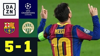 خلاصه بازی بارسلونا 5 - فرانس واروش 1 - مرحله گروهی لیگ قهرمانان اروپا