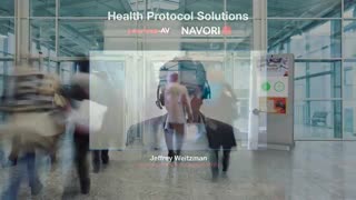 راه حل پروتکل سلامت با نرم افزار دیجیتال ساینیج Navori و کیوسک Peerless-AV