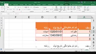 فرمت اعداد-اکسل