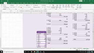 پروژه گزارش گیری و دسته بندی سالانه کالاها در اکسل با قالب نمایش متفاوت