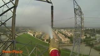 دستگاه مقره شوی (Electric insulator washing)