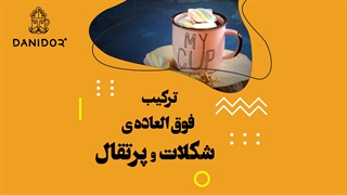 طرز تهیه ی هات چاکلت با پوست پرتقال