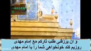 زیارت کربلا با صوت و زیر نویس