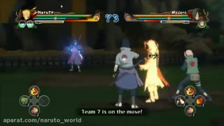 گیم پلی من از naruto storm revolution (تیم هفت vs مادارا و اوبیتو)