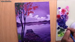 آموزش نقاشی اکریلیک برای مبتدیان