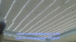 اجرای سقف کشسان پرینت ، شرکت آسمانخانه خرّم فضا