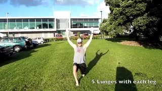 تمرین LEG SWINGS (FORWARD AND SIDE)