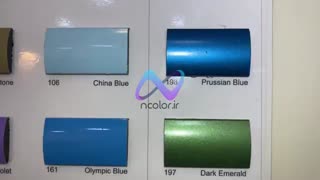 رنگ بندی سوپر مولتی کالر  و متالیک ZEBRA UPVC