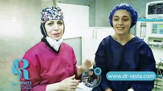 فیلم واقعی بینی استخوانی غضروفی در خانم جوان