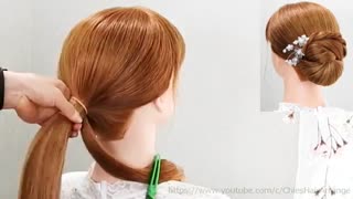 آموزش مدل مو دخترانه ساده و شیک ۲- مومیس مرجع و مشاور مو