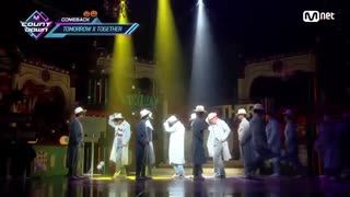 اجرایTXT با آهنگ "BLUE HOUR" در M Countdown