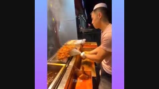 مهارت شگفت انگیز آشپزهای چینی